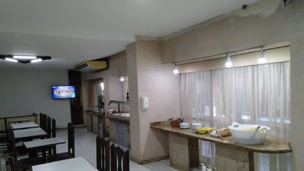 El salón de desayuno del hotel